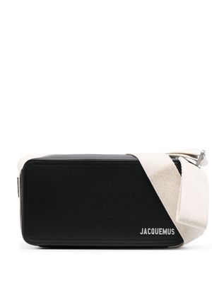 Jacquemus Le Cuerda horizontal leather bag - Black