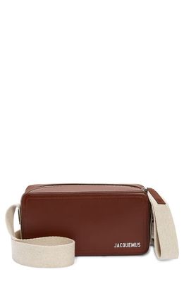 Jacquemus Le Cuerda Horizontal Leather Shoulder Bag in 560 Khaki