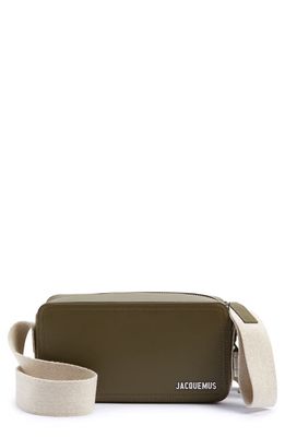 Jacquemus Le Cuerda Horizontal Leather Shoulder Bag in 850 Brown