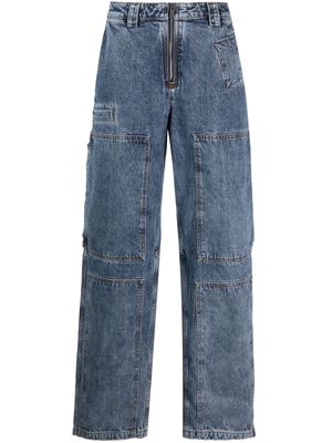 Jacquemus Le de Nimes cargo jeans - Blue