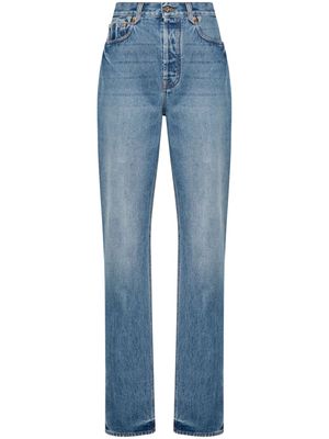 Jacquemus Le De-Nimes Droit high-rise straight jeans - Blue