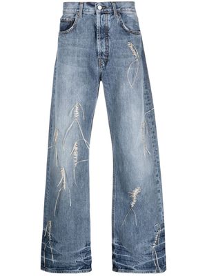 Jacquemus Le de Nîmes Suno wide-leg jeans - Blue