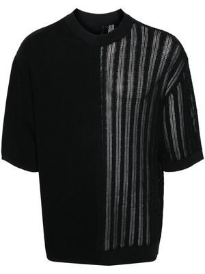Jacquemus Le Haut Juego knitted T-shirt - Black