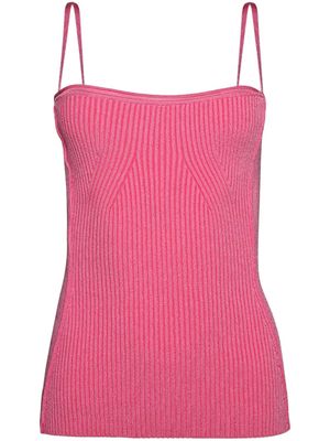 Jacquemus Le haut Sierra knitted top - Pink