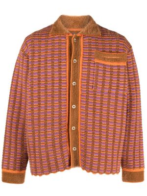 Jacquemus Le Macio knitted cardigan - Brown