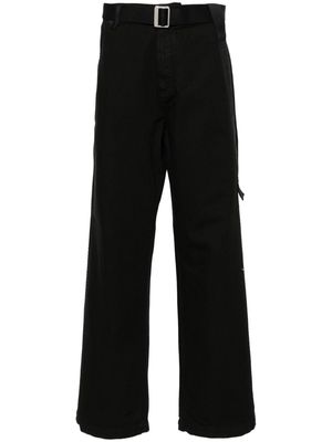 Jacquemus Le Pantalon Marrone wide-leg trousers - Black