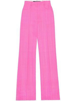 Jacquemus Le pantalon Sauge flared trousers - Pink