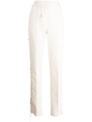 Jacquemus Le Pantalon Tibau Brodé tailored trousers - White