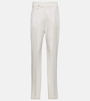 Jacquemus Le Pantalon Tibau side-slit slim pants