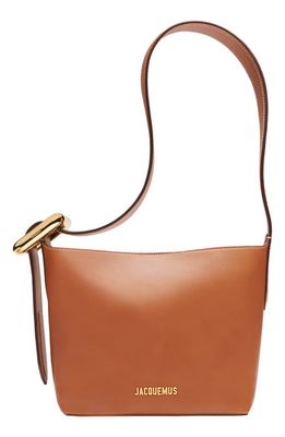 Jacquemus Le Petit Regalo Leather Shoulder Bag in Light Brown 2 811