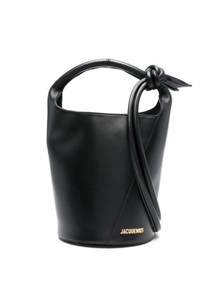 Jacquemus Le Petit Tourni leather bag - Black