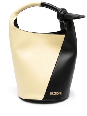 Jacquemus Le Petit Tourni leather bag - Yellow