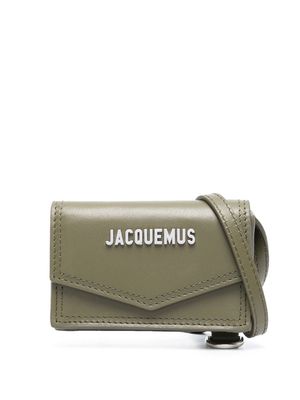 Jacquemus Le porte Azur leather mini bag - Green