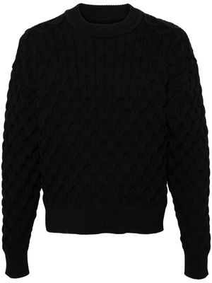 Jacquemus Le Pull Torsade jumper - Black