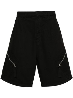 Jacquemus Le Short canvas cotton shorts - Black