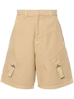 Jacquemus Le Short canvas cotton shorts - Neutrals