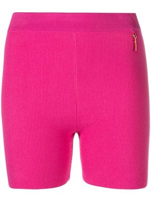 Jacquemus Le short Pralu knitted shorts - Pink