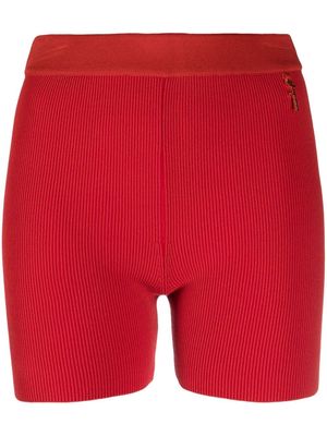 Jacquemus Le short Pralu knitted shorts - Red