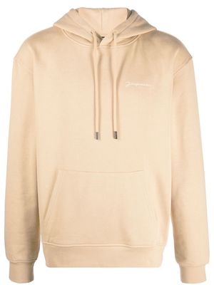 Jacquemus Le Sweatshirt Brodé hoodie - Neutrals