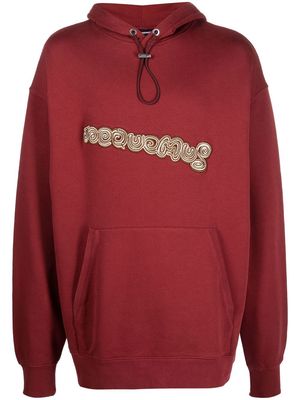 Jacquemus Le sweatshirt Spirale hoodie - Red