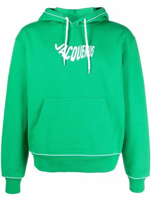 Jacquemus Le Sweatshirt Vague hoodie - Green