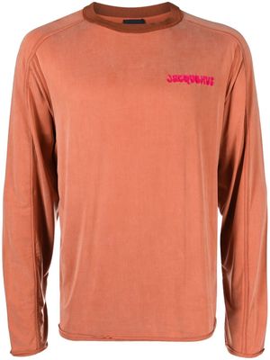 Jacquemus Le T-Shirt Jao logo T-shirt - Orange