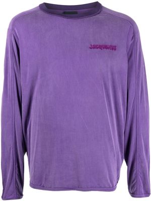 Jacquemus Le T-Shirt Jao logo T-shirt - Purple