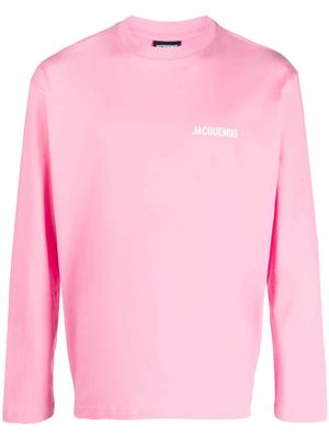 Jacquemus Le T-shirt Manches Longues top - Pink