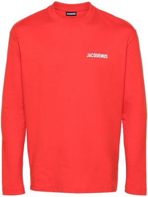 Jacquemus Le T-shirt Manches Longues top - Red