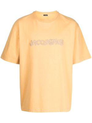 Jacquemus Le t-shirt Raphia - Yellow