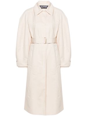 Jacquemus Le Trench Bari belted coat - Neutrals