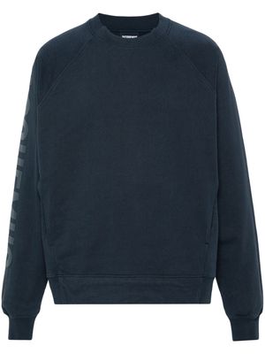 Jacquemus Le Typo logo-print sweatshirt - Blue