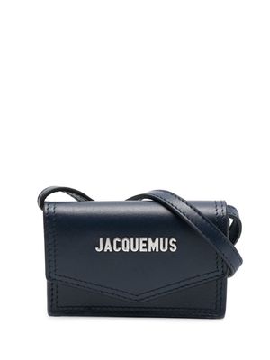 Jacquemus leather envelope bag - Blue