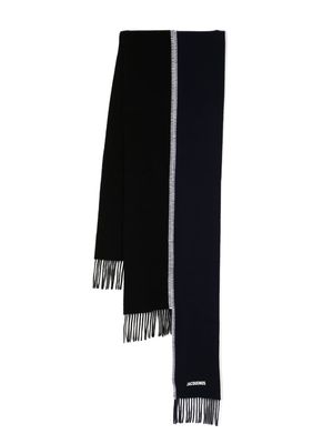 Jacquemus L'écharpe Pampero scarf - Blue
