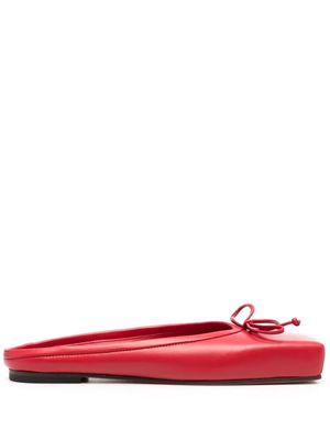 Jacquemus Les Ballets square-toe mules - Red