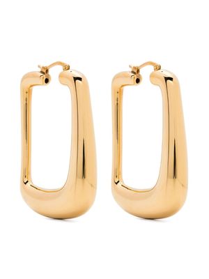 Jacquemus Les Boucles Ovalo hoop earrings - Gold