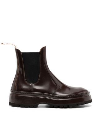 Jacquemus Les Chelsea Pavane 47mm boots - Brown