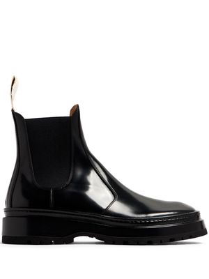 Jacquemus Les Chelsea Pavane ankle boots - Black