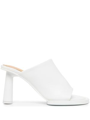 Jacquemus Les Mules Carrés Ronds 75mm sandals - White