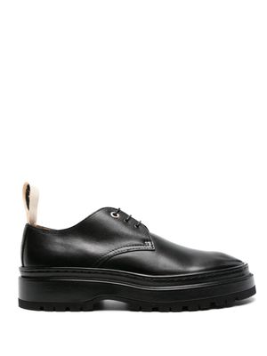 Jacquemus Les Pavane leather derby shoes - Black