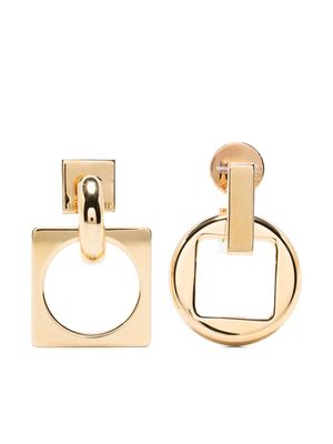 Jacquemus Les Pendantes Rond Carré earrings - Gold