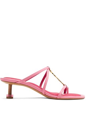 Jacquemus Les Sandales Basses Pralu 45mm mules - Pink