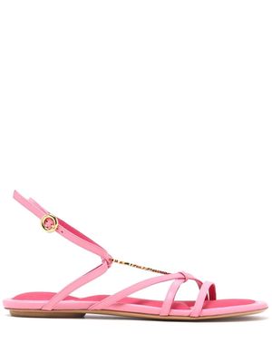 Jacquemus Les Sandales Pralu flat sandals - Pink