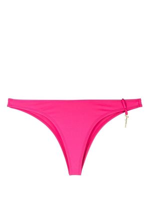 Jacquemus logo-charm bikini bottoms - Pink