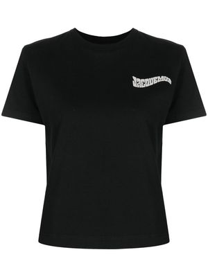 Jacquemus logo-prinetd T-shirt - Black