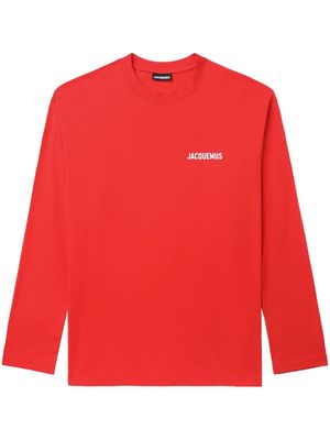 Jacquemus logo-print cotton T-shirt - Red