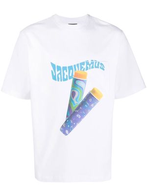 Jacquemus logo-print short-sleeve T-shirt - White