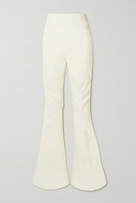Jacquemus - Merria Stretch-wool Flared Pants - White