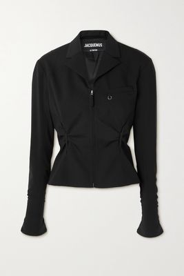 Jacquemus - Neru Cutout Wool-blend Jacket - Black