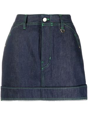 Jacquemus Nimes denim mini skirt - Blue